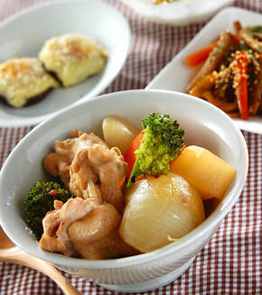 チキンポトフの献立