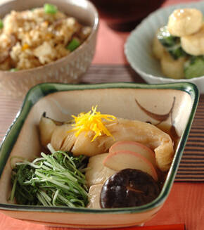 タラのサッと煮の献立