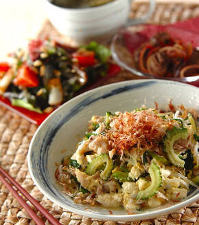 ゴーヤの炒め物の献立