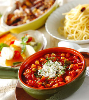 大豆チリコンカンの献立