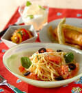 「冷製トマトパスタ」の献立