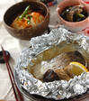 スズキのバターホイル焼きの献立
