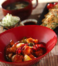「具だくさん酢豚」の献立