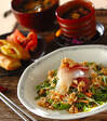 サラダ風お造りの献立