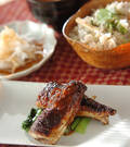 「梅風味焼きサンマ」の献立