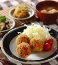 「ヒジキ入り和風コロッケ」の献立