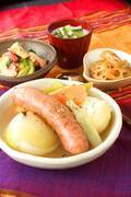 「簡単ポトフ 丸ごと野菜を大量消費 旨みたっぷり！基本のレシピ」の献立