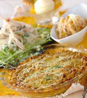 焼きドライチーズカレーの献立