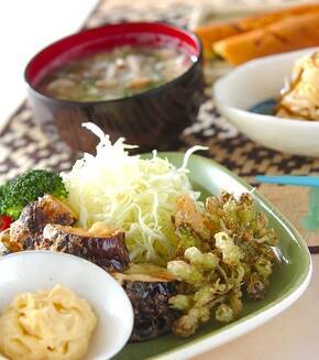 ナスの和風はさみ揚げの献立