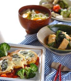 豚肉のピカタの献立