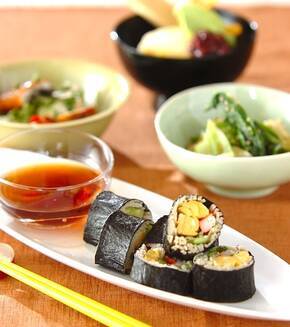 そば巻きの献立