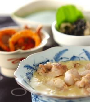 ご飯入り茶碗蒸しの献立