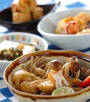 タラとキノコのサッと煮の献立