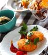 エビのクリームコロッケの献立
