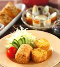 「ミックスイモのコロッケ」の献立