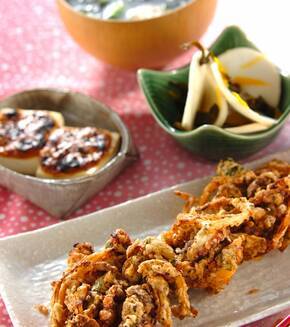 タコの天ぷらの献立