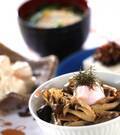 「キノコ丼」の献立