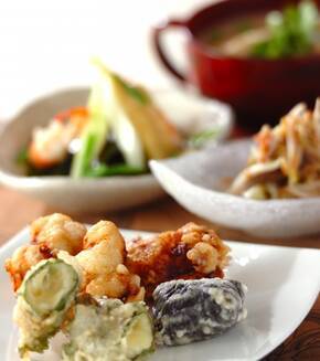 カマンベールの天ぷらの献立