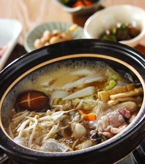 晦日チャンコ鍋の献立