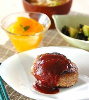 きんぴらハンバーグの献立