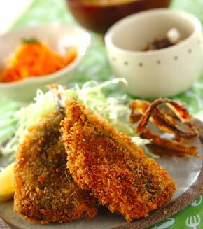 イワシのチーズはさみフライの献立