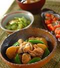 「ほっくほく！甘辛新ジャガと鶏肉の煮物」の献立