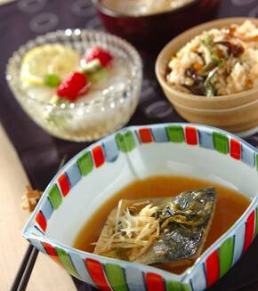 サバのみそ煮の献立