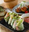「シャキシャキ生春巻き」の献立