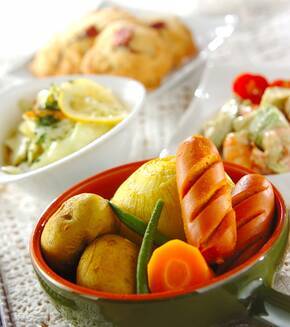 カレーポトフの献立