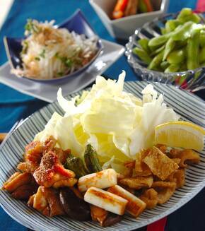 自宅で本格焼き鳥 フライパンで簡単ジューシー by杉本 亜希子さんの献立