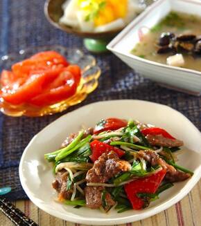 下味しっかり！スタミナ満点レバニラ炒め by 杉本 亜希子さんの献立