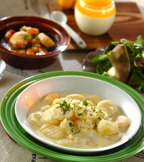 ジャガイモのニョッキの献立