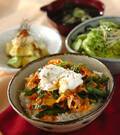 「豚キムチ丼」の献立