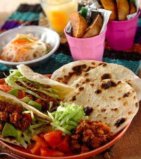 トルティーヤ フライパンで簡単にプロの味 by西川 綾さんの献立