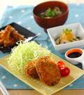 「新ジャガイモのコロッケ」の献立