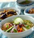 「エスニック冷やし中華」の献立