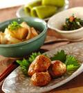 「蒸しみそつくね」の献立