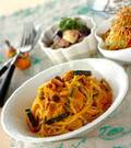 「カボチャのクリームスパゲティー」の献立