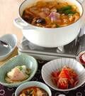 「豆乳でマイルド！絶品キムチ鍋」の献立