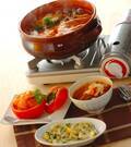 「モッツァレラトマト鍋」の献立