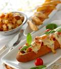 「フランスパンピザ」の献立