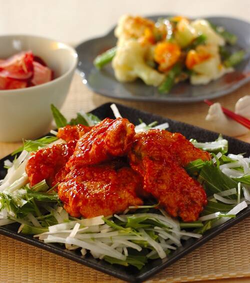 スイートチリチキン の献立 レシピ E レシピ 料理のプロが作る簡単レシピ 2017 03 02公開の献立です