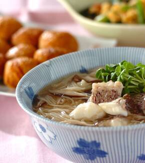 鯛にゅうめんの献立