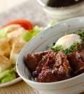 「みそ漬け牛タン丼」の献立