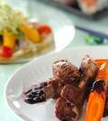 「豚のスペアリブ・ブルーベリーソース」の献立