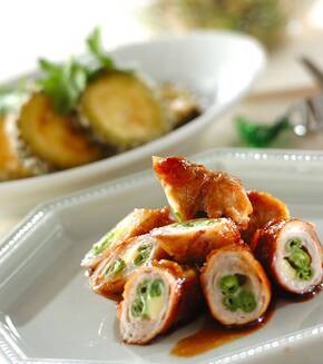 止まらない！いんげんの簡単チーズの肉巻き by保田 美幸さんの献立