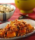 「カボチャの豆板醤炒め」の献立
