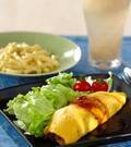 「カレー風味オムレツ」の献立
