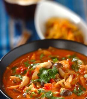 ココナッツ風味のタイ風ヌードルの献立