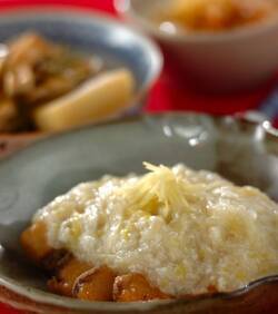 揚げ魚の白菜あんかけショウガ風味
